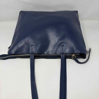 Pre-Owned Pelletteria Veneta Navy Leather Handbag