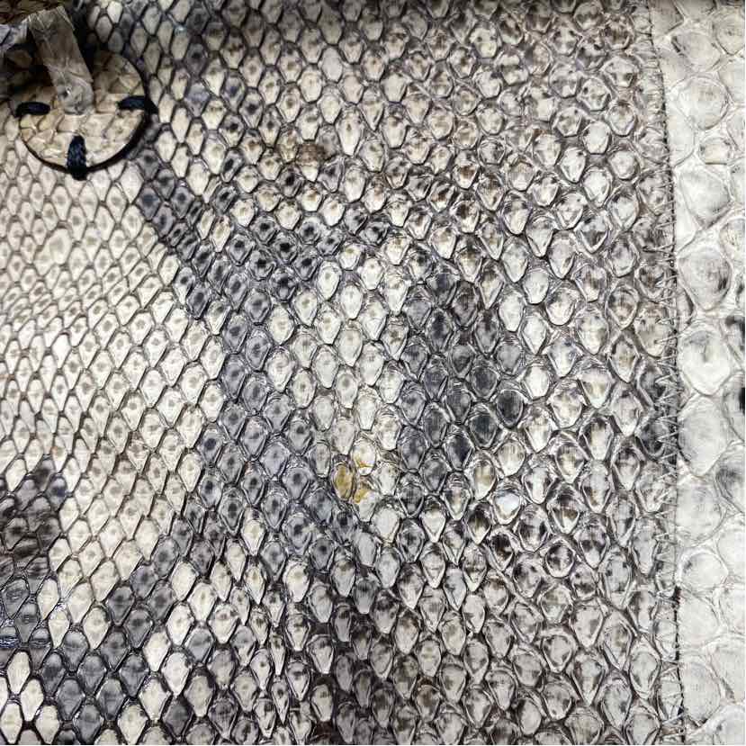 Pre-Owned Carlos Falchi Snake Print Python Handbag