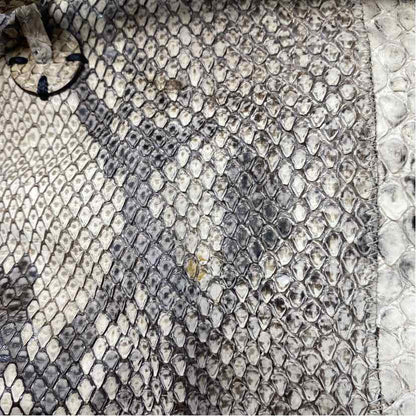 Pre-Owned Carlos Falchi Snake Print Python Handbag