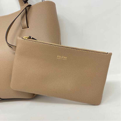 Pre-Owned Polene Tan Leather Designer Handbag