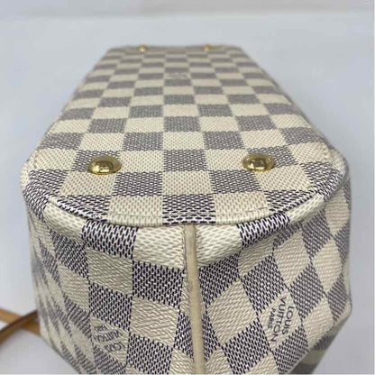 Pre-Owned Louis Vuitton Damier Azur Canvas Designer Handbag