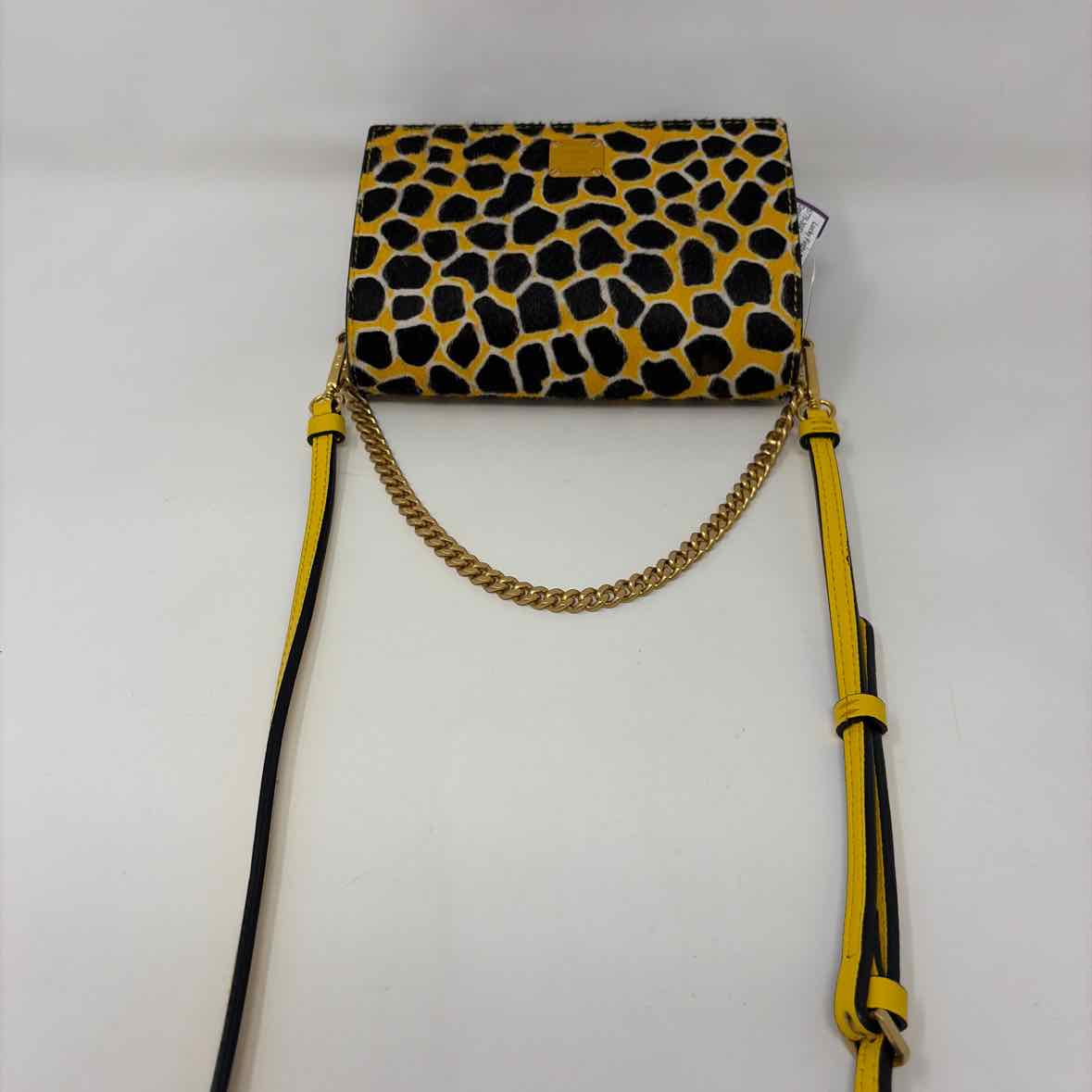 Pre-Owned MCM Yellow Leather Designer Handbag