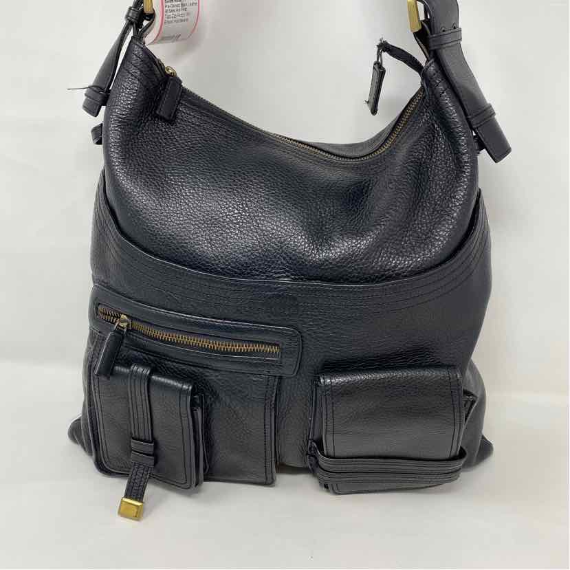 Pre-Owned Sondra Roberts Black Leather Handbag