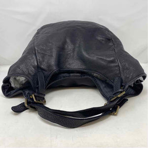 Pre-Owned Made in Italy Black Leather Handbag