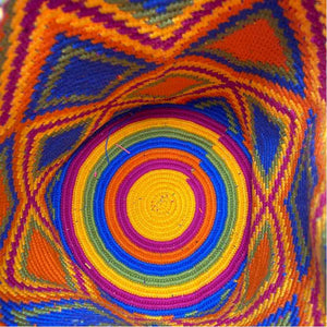 Pre-Owned Boutique Tribal print Knit Handbag