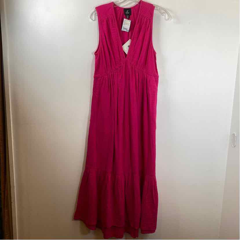 Pre-Owned Size XS Echo Hot Pink Casual Dress