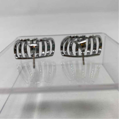 Silver Metal Earrings