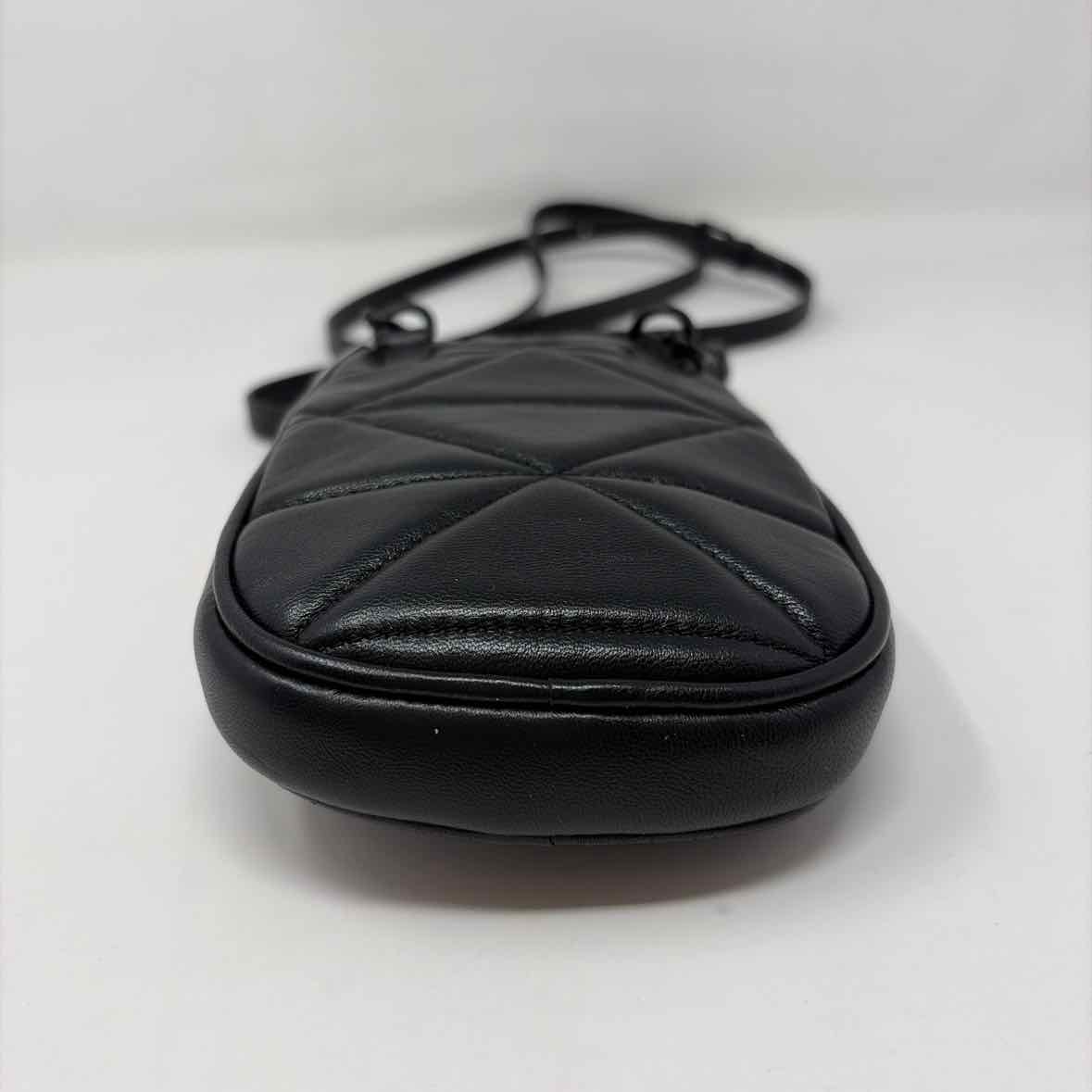 Pre-Owned Prada Black Leather Designer Handbag