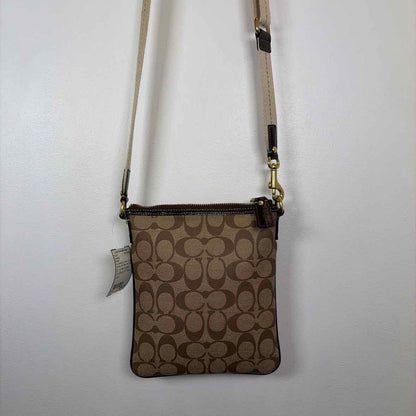 Pre-Owned Coach Brown Coated Canvas Handbag