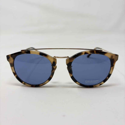 Pre-Owned Calvin Klein Tortoise Wire Sunglasses