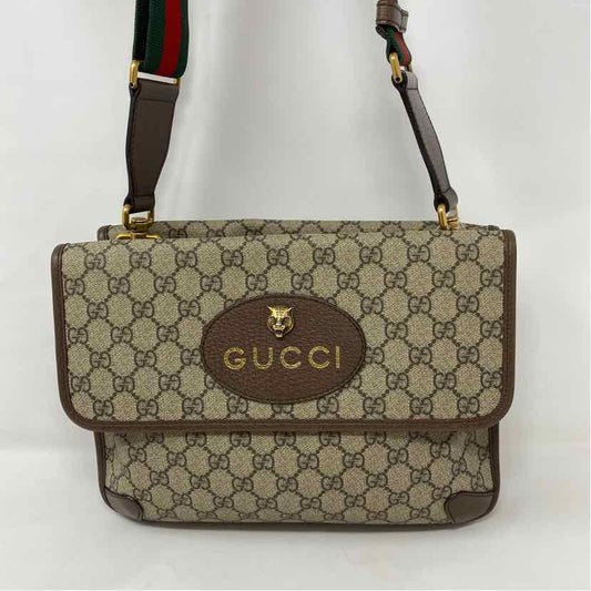 Pre-Owned Gucci Monogram Canvas Designer Handbag