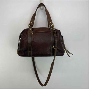 Pre-Owned Firenze La Model Brown Leather Handbag