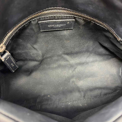 Pre-Owned Saint Laurent Black Leather Designer Handbag