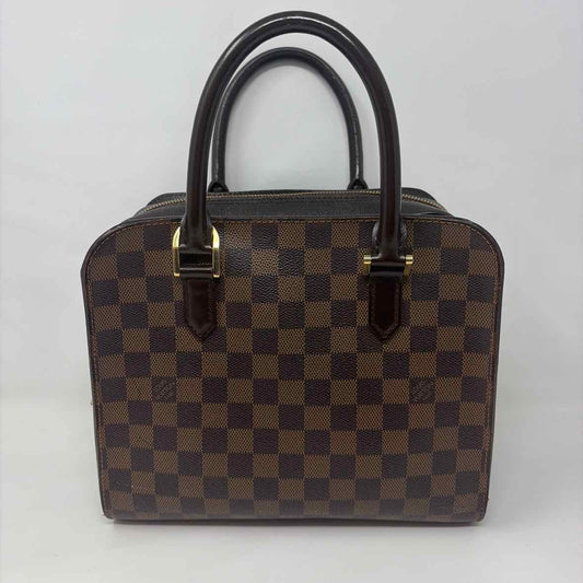Pre-Owned Louis Vuitton Damier Eben Canvas Designer Handbag