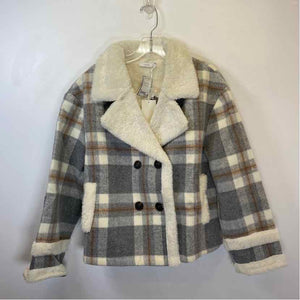 Pre-Owned Size M Lush Plaid Coat