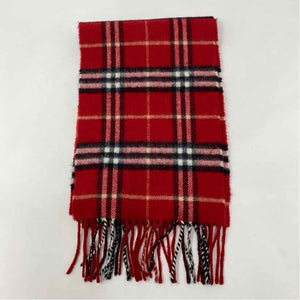 Pre-Owned Burberry Buffalo Check Wool Designer Scarf