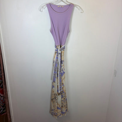 Pre-Owned Size S Her..Bottari Purple Multi Casual Dress