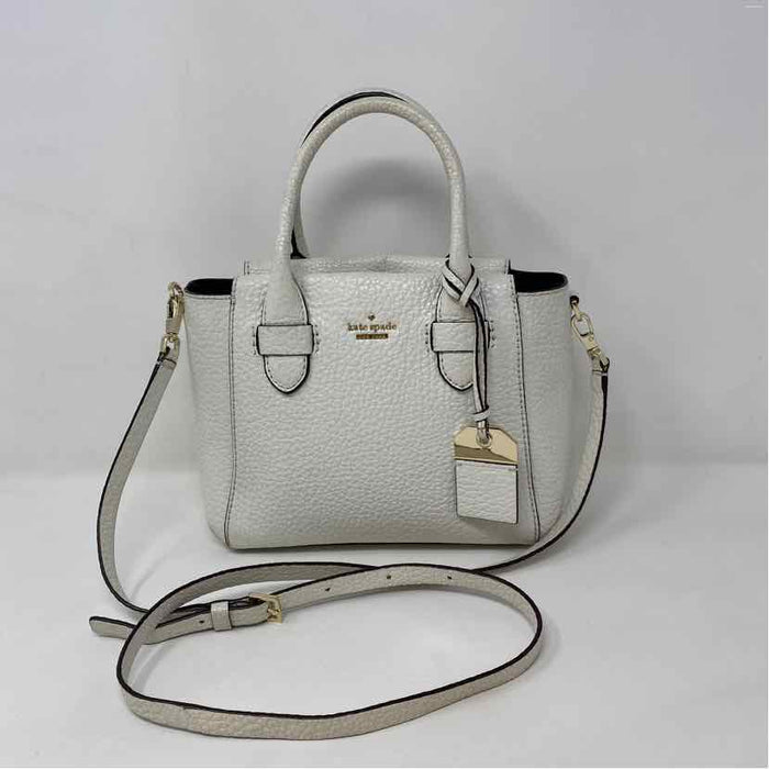 Pre-Owned Kate Spade White Leather Handbag