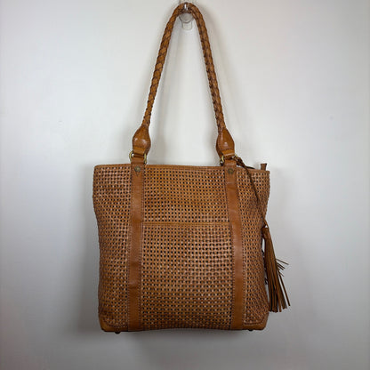 Pre-Owned Patricia Nash Tan Leather Handbag