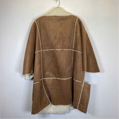 Pre-Owned Size L/XL Chico's Tan Multi Coat