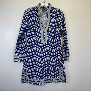 Pre-Owned Size XS Sail To Sable Navy Multi Top