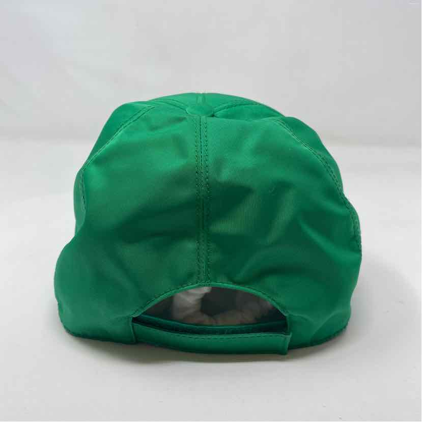 Pre-Owned Prada Green Nylon Designer Hats
