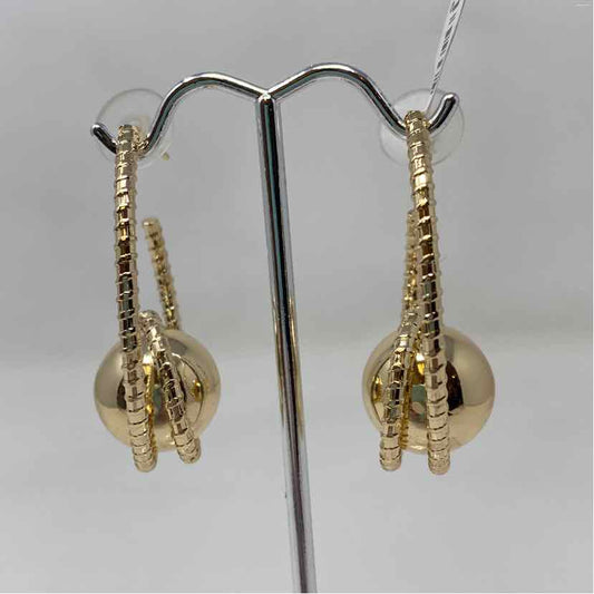 Gold Metal Earrings