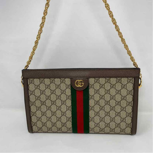 Pre-Owned Gucci Monogram Canvas Designer Handbag