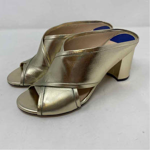 Pre-Owned Shoe Size 7.5 Stuart Weitzman Gold Sandals