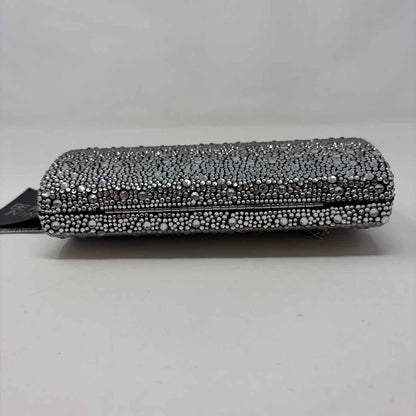 Pre-Owned INC Black/Silver rhinestones Handbag