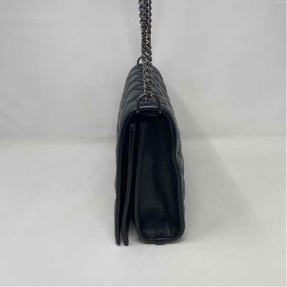 Pre-Owned Saint Laurent Black Leather Designer Handbag