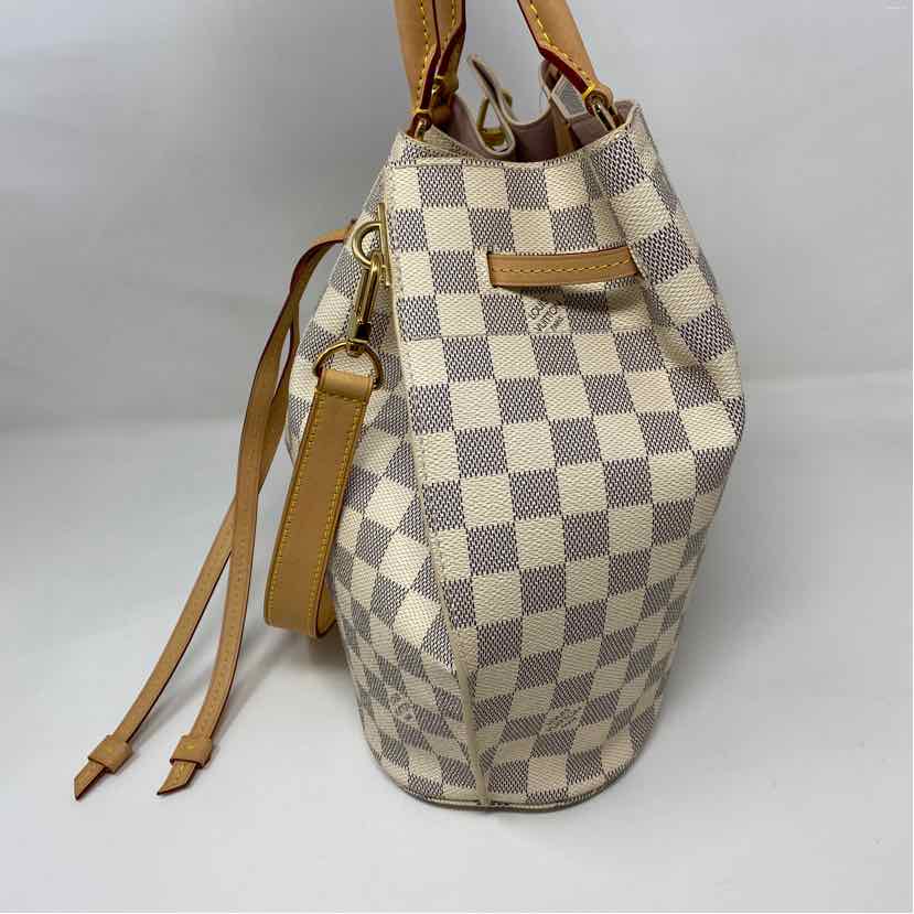 Pre-Owned Louis Vuitton Damier Azur Canvas Designer Handbag