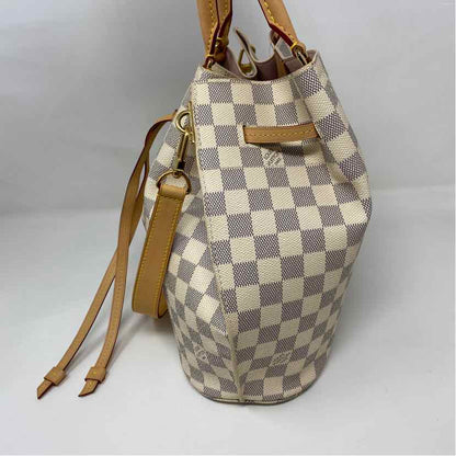 Pre-Owned Louis Vuitton Damier Azur Canvas Designer Handbag