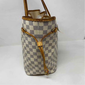 Pre-Owned Louis Vuitton Damier Azur Canvas Designer Handbag