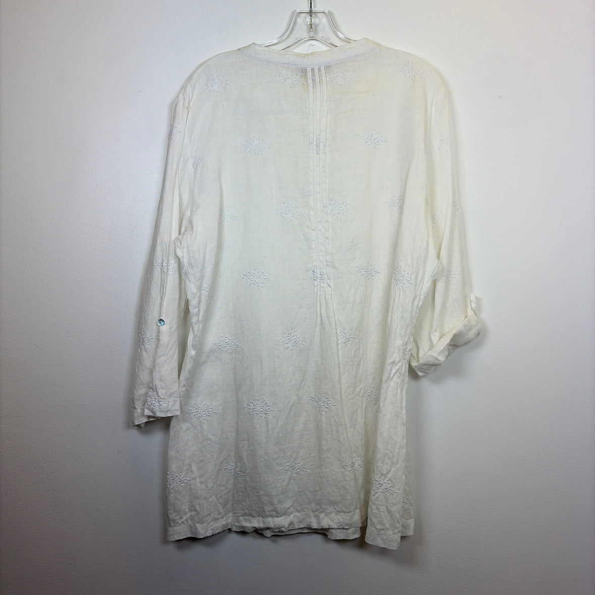 Pre-Owned Size XL St. Tropez White Casual Dress