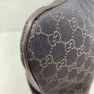 Pre-Owned Gucci Brown Canvas Designer Handbag