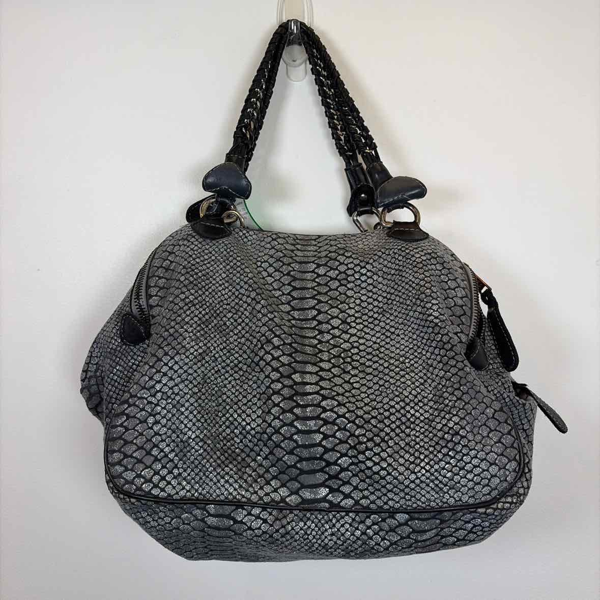 Pre-Owned Giorgio Brato Blue Leather Handbag