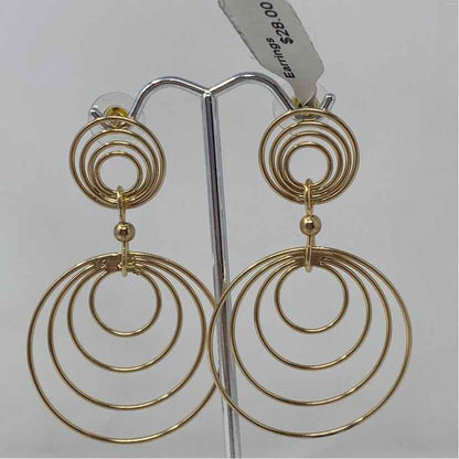 Gold Metal Earrings