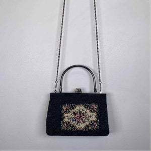Pre-Owned Moni Culture Black Beaded Handbag