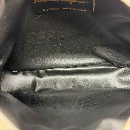 Pre-Owned Ferragamo Navy Leather Designer Handbag