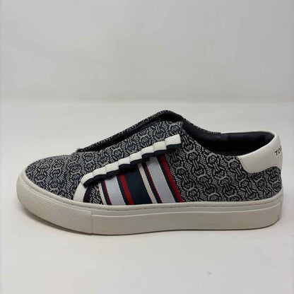 Pre-Owned Shoe Size 7 Tory Sport Navy Print Sneaker