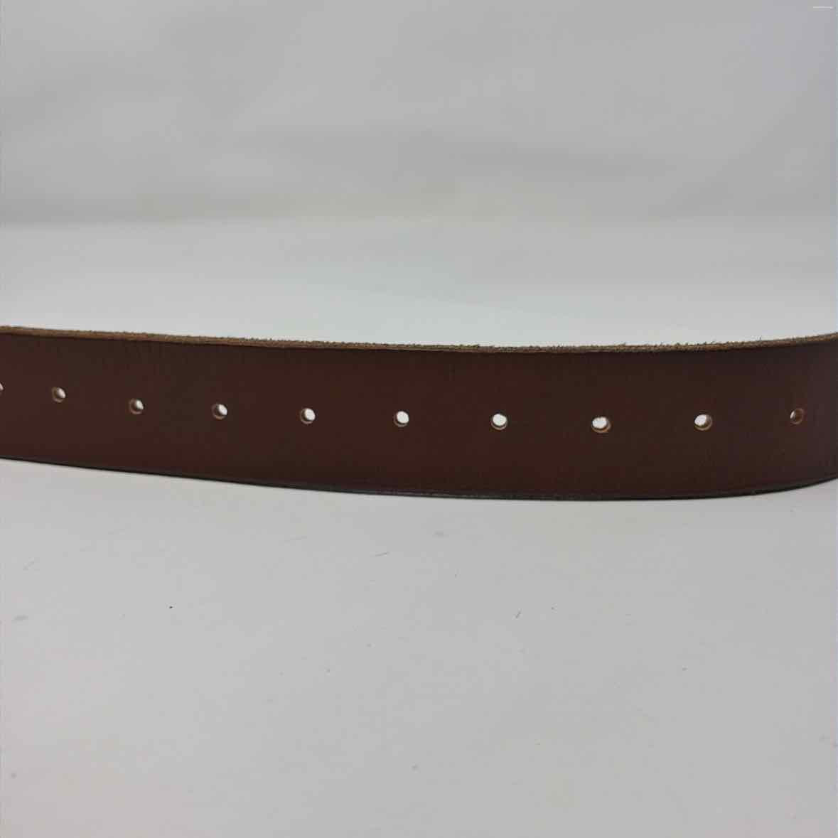 Pre-Owned Gucci Cognac Leather Designer Belt