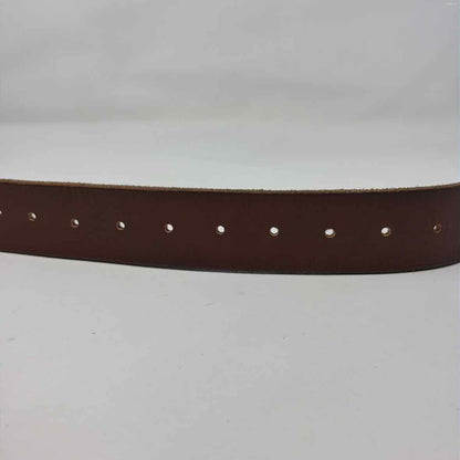 Pre-Owned Gucci Cognac Leather Designer Belt
