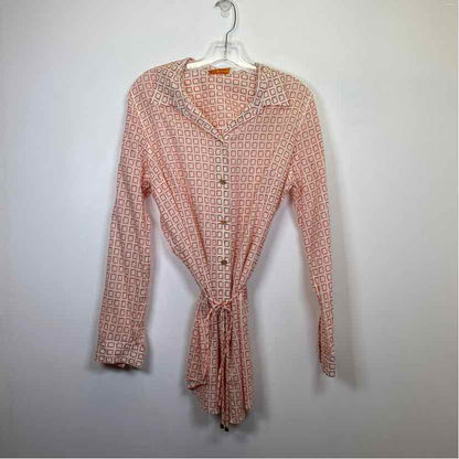 Pre-Owned Size XL Tory Burch Orange Multi Top