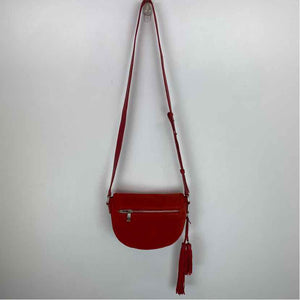 Pre-Owned Sorial Red Suede Handbag