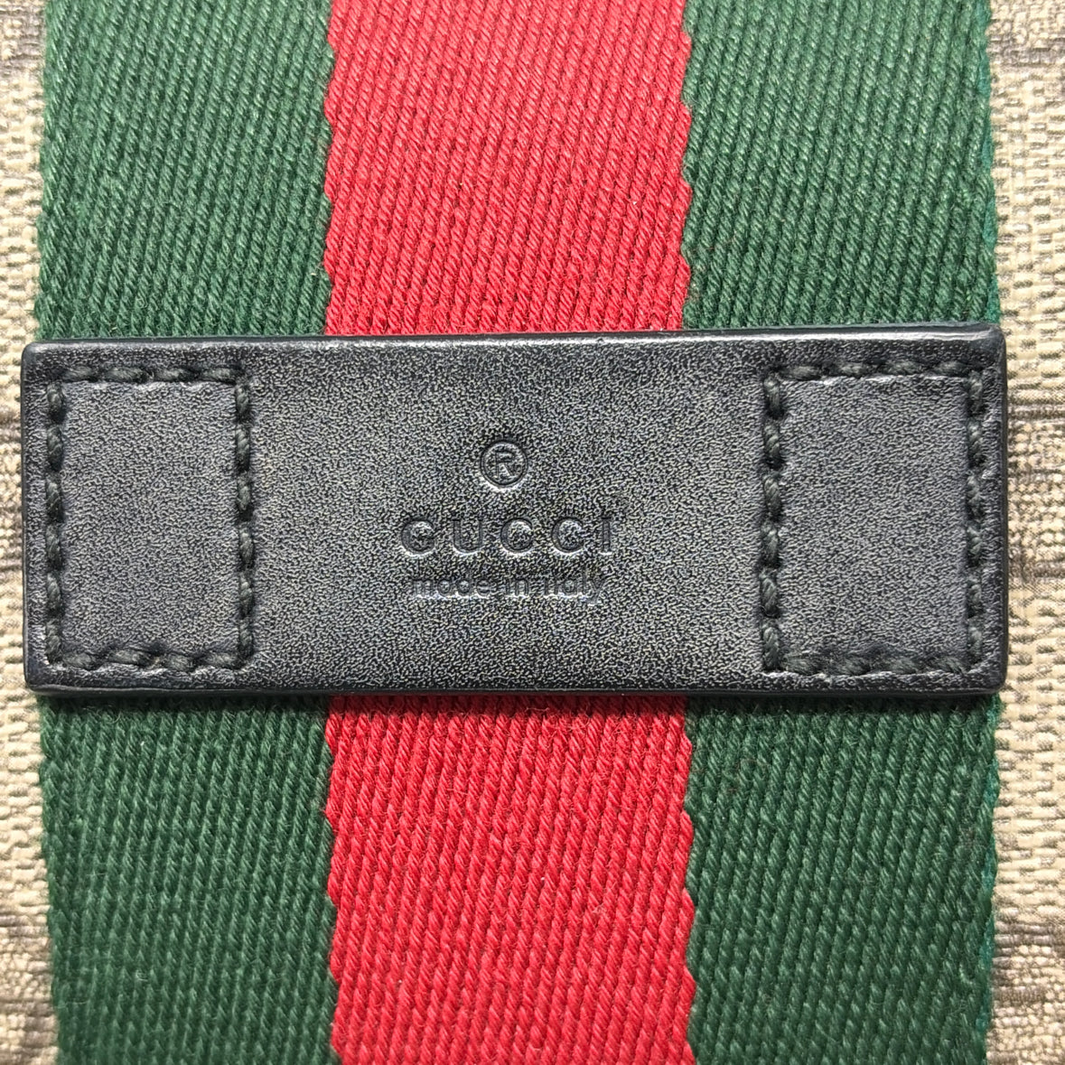 Pre-Owned Gucci Monogram Coated Canvas Designer Handbag