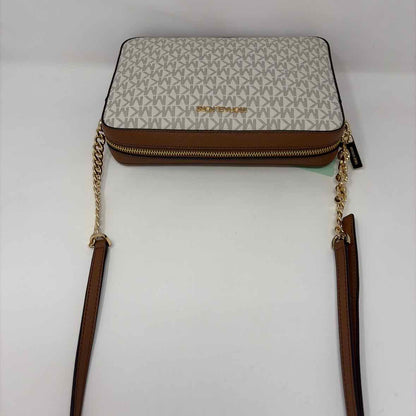 Pre-Owned Michael Kors Tan Coated Canvas Handbag