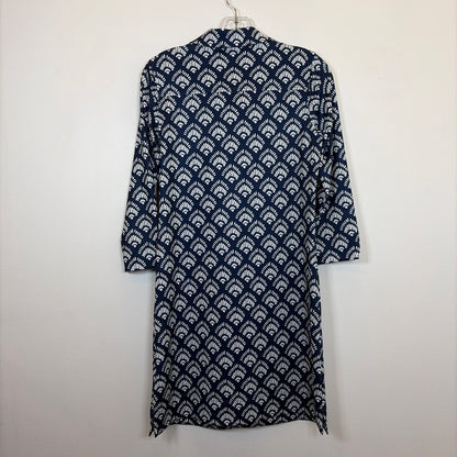 Pre-Owned Size XS Vineyard Vines Navy/White Casual Dress
