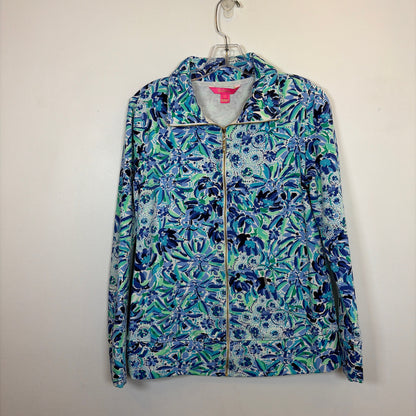 Pre-Owned Size S Lilly Pulitzer Blue Multi Jacket