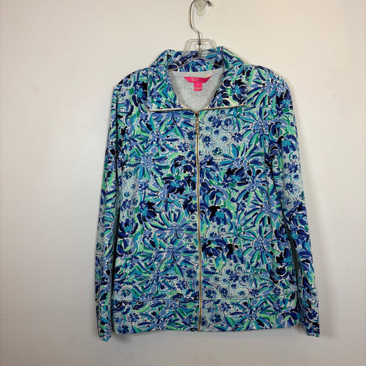 Pre-Owned Size S Lilly Pulitzer Blue Multi Jacket